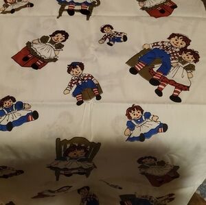 Vintage Raggedy Ann and Andy Fabric